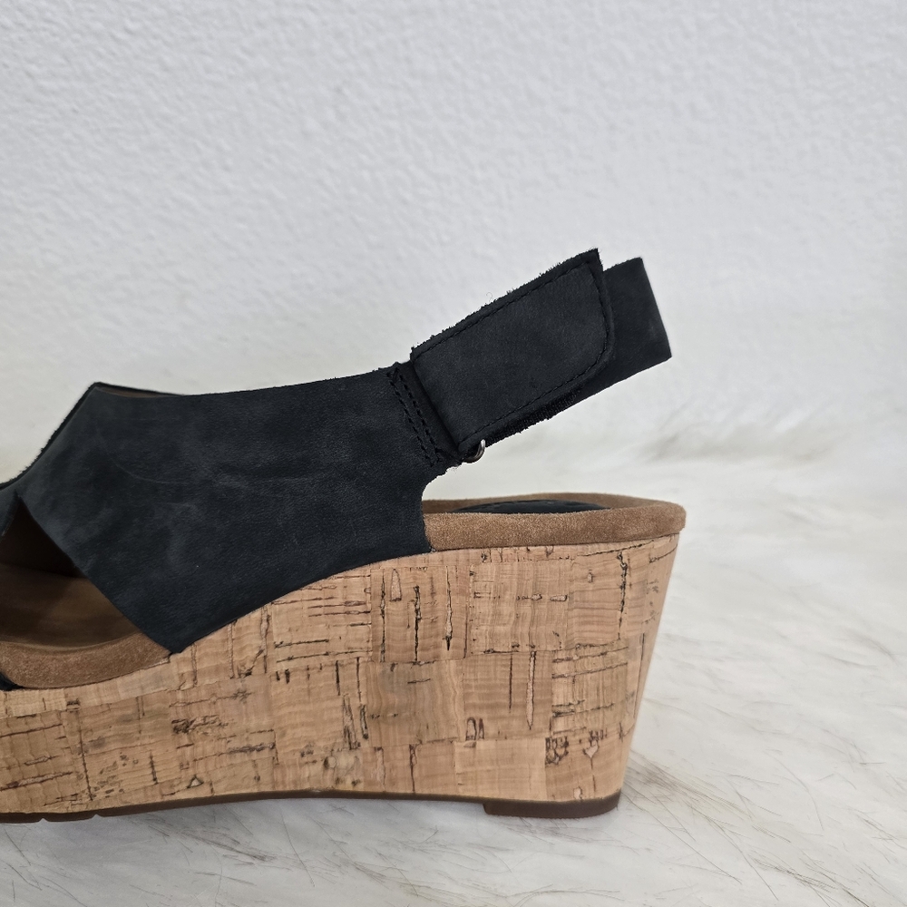 Clarks Artisan Wedge Sandals 8.5 - Picture 4 of 9